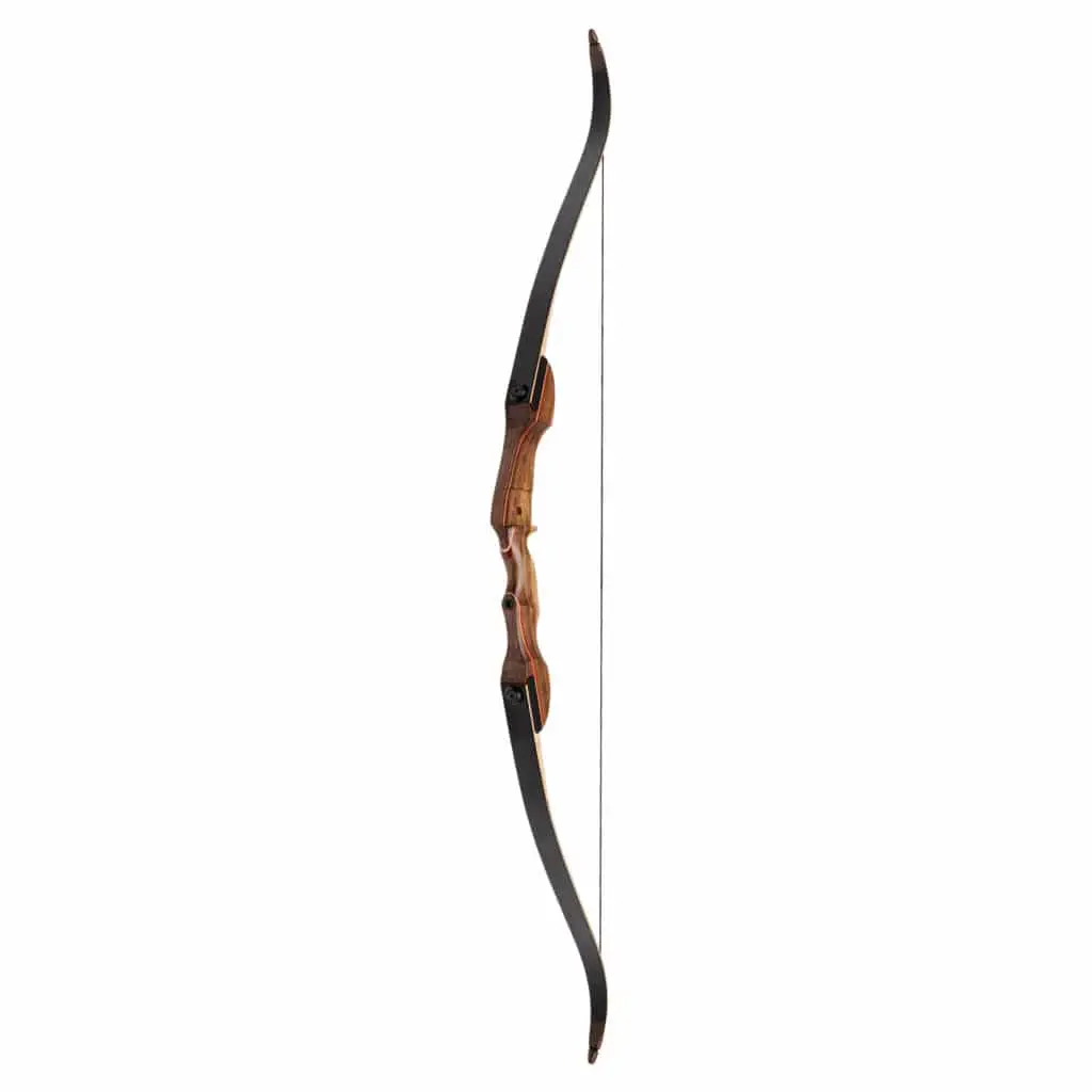 The Huntingdoor Laminated Takedown Recurve Bow is great for target shooting. 