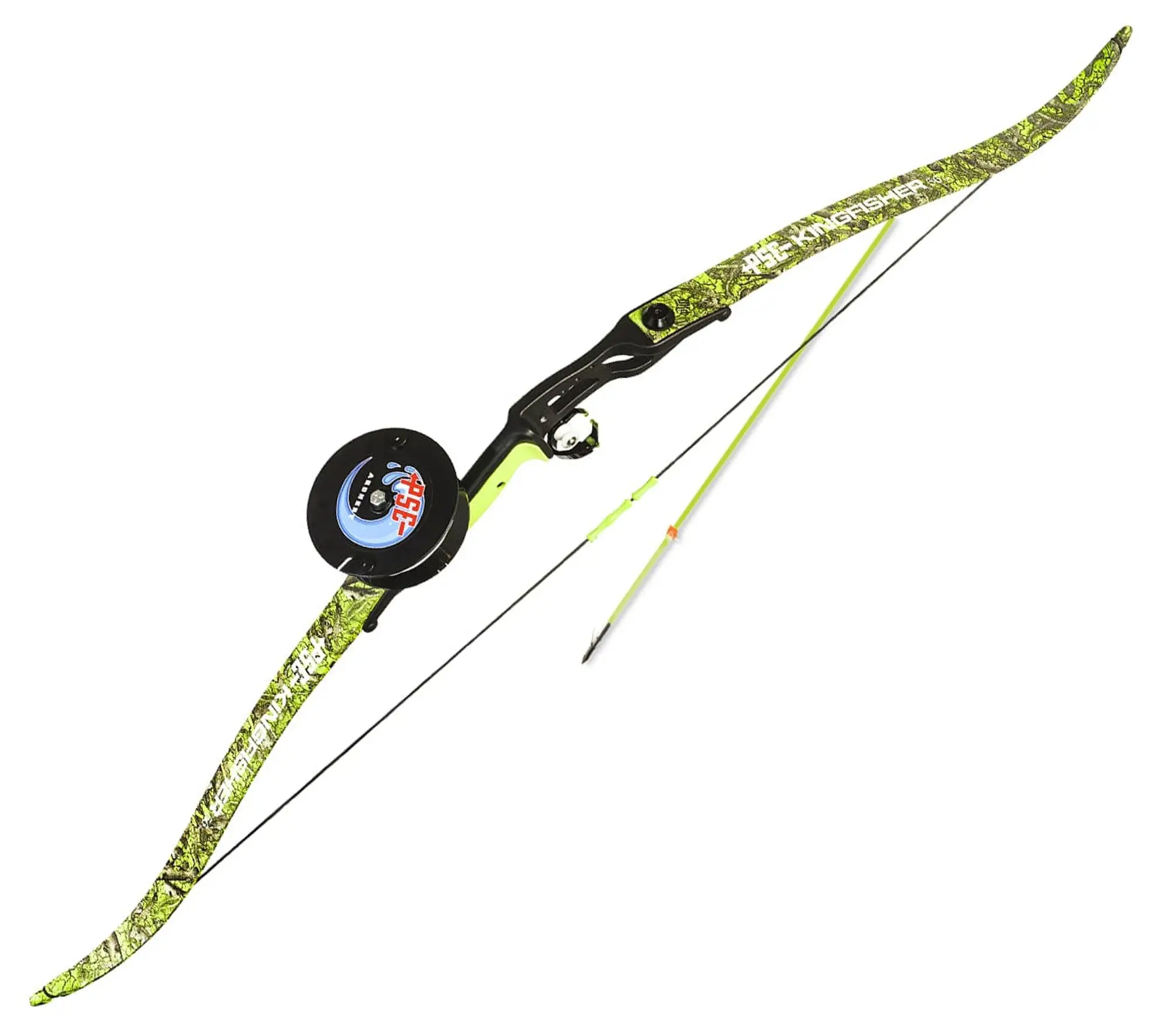 PSE Archery KingFisher Bowfishing Recurve Bow Package - 56-45
